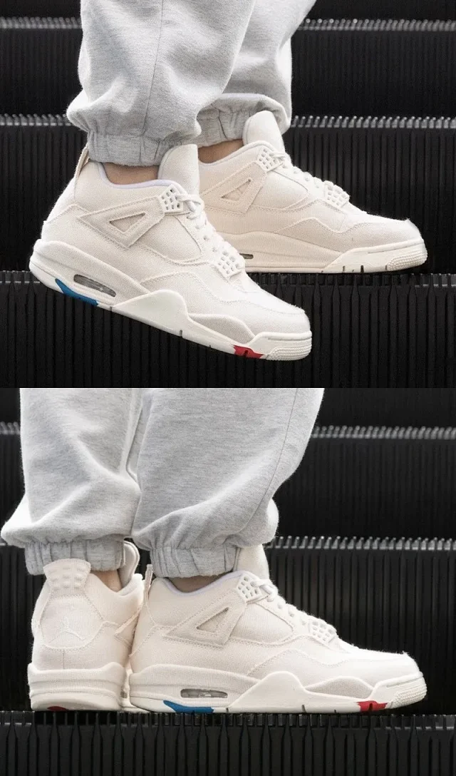 Authentic Youth Jordan 4 Couple Sneakers Detail