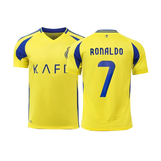 Al-Nassr CR7 Mane Training Kit Kids Detail