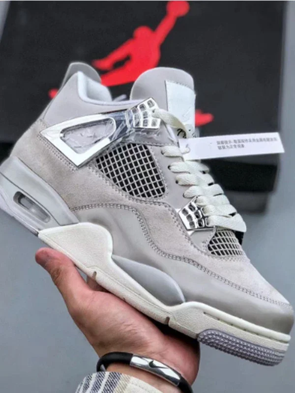 Unisex AJ4 Military Green Basketball Shoes