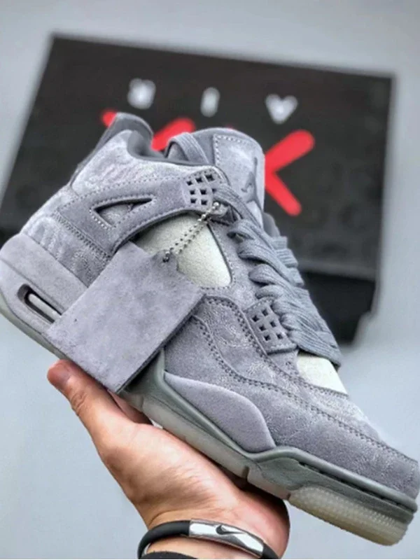 Unisex AJ4 Military Green Basketball Shoes
