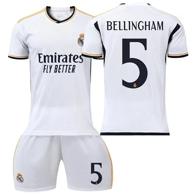 RM Kids Kit 23-24 Bellingham Vinicius Detail