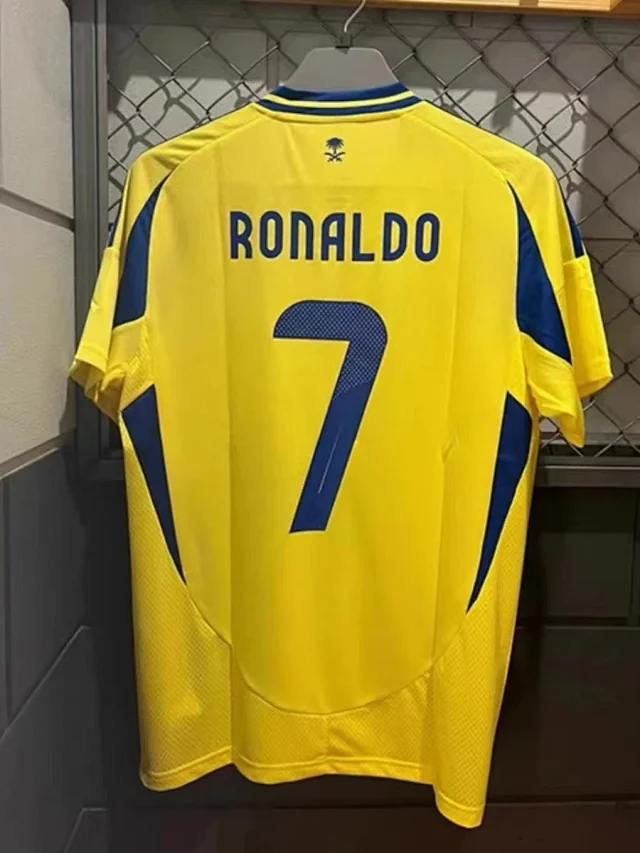 Al Nassr CR7 Home Away Jersey Detail