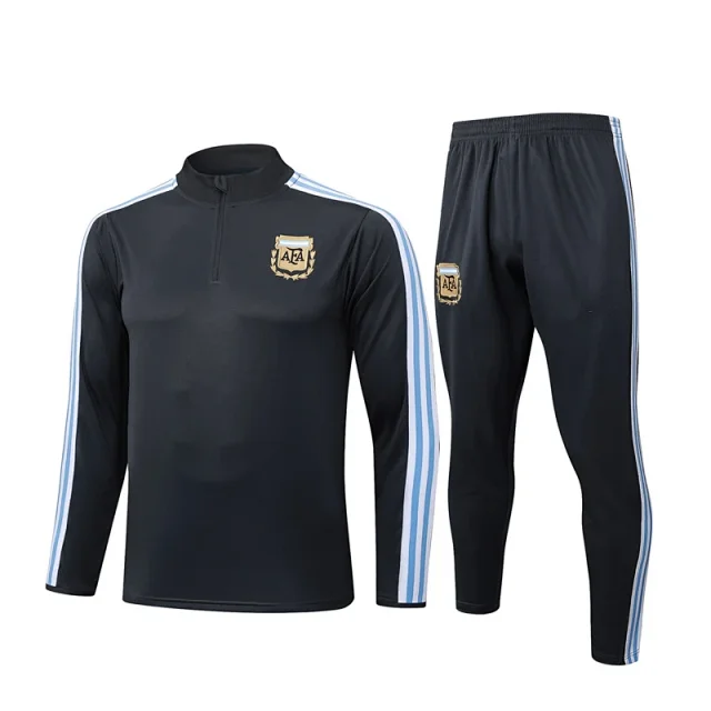 Long Sleeve Half Zip Football Training Jersey Detail