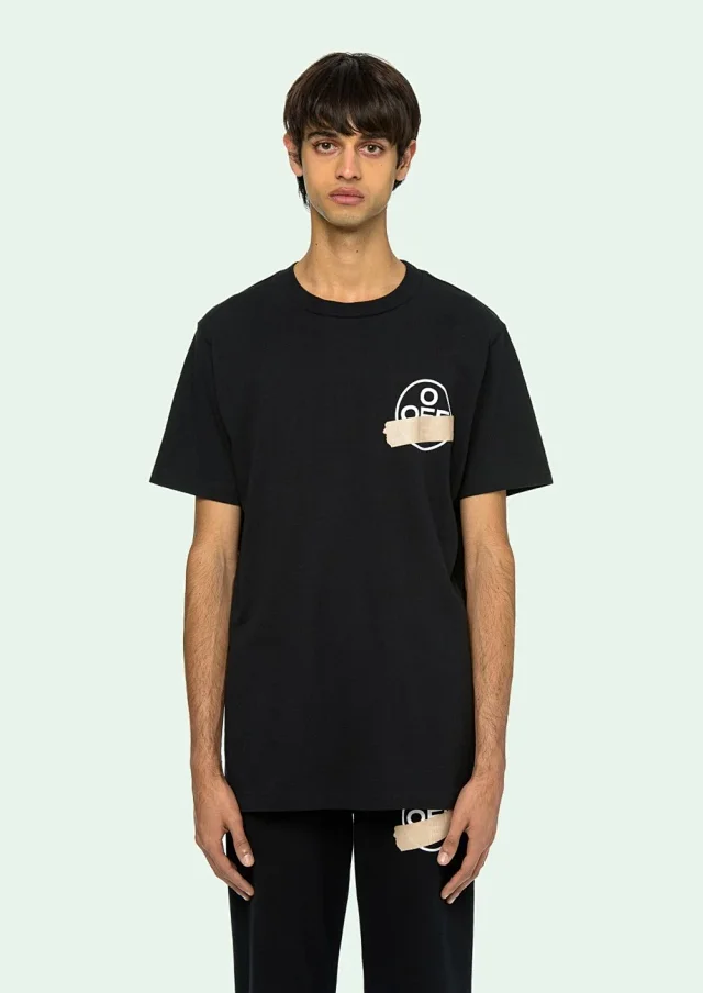 Unisex Cartoon Graffiti Arrow Graphic Tee Detail