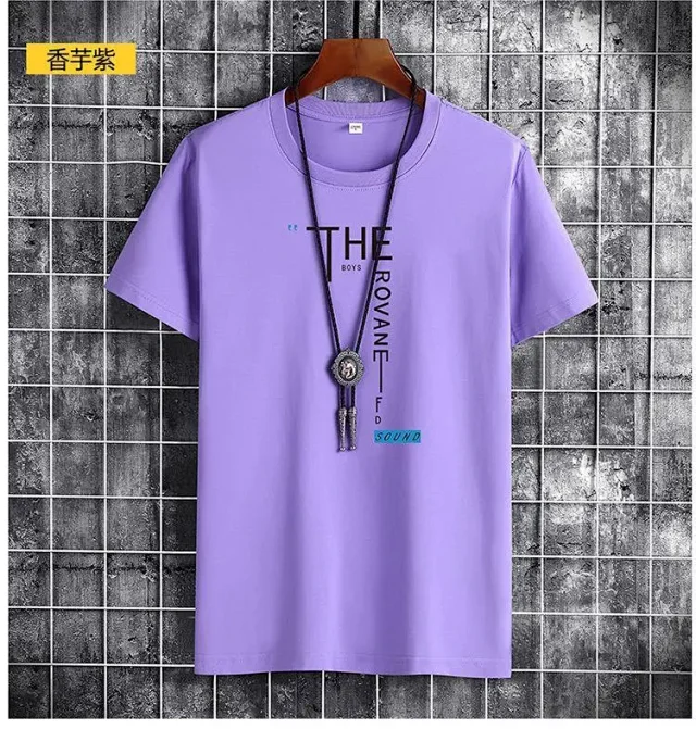 Youth Men's Summer Loose-Fit Tee Detail