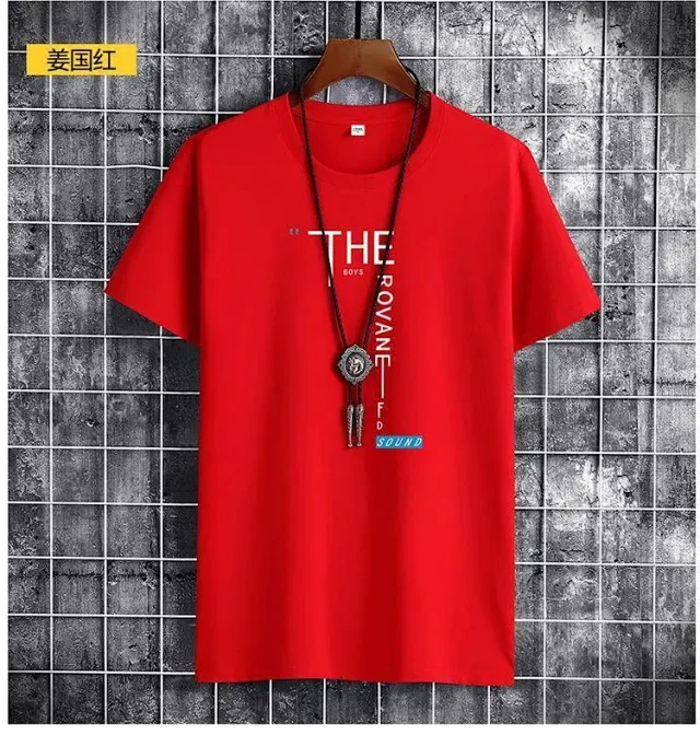 Youth Men's Summer Loose-Fit Tee Detail