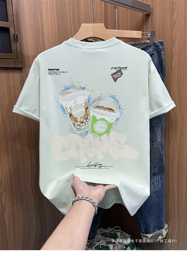 Men's Streetwear Embroidery Tee 2025 Detail