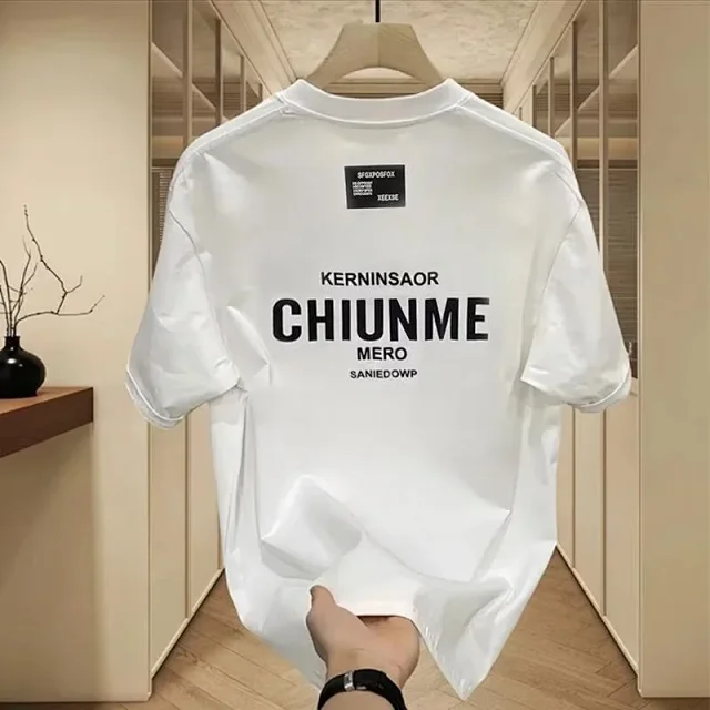 Men's Heavyweight Short Sleeve Tee Summer Detail