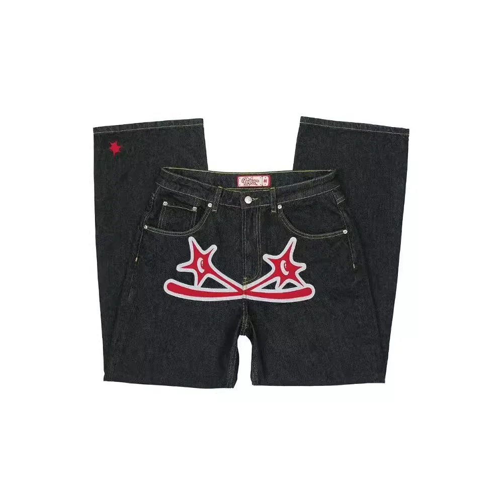 Urban Streetwear Slim-Fit Jeans Men Summer