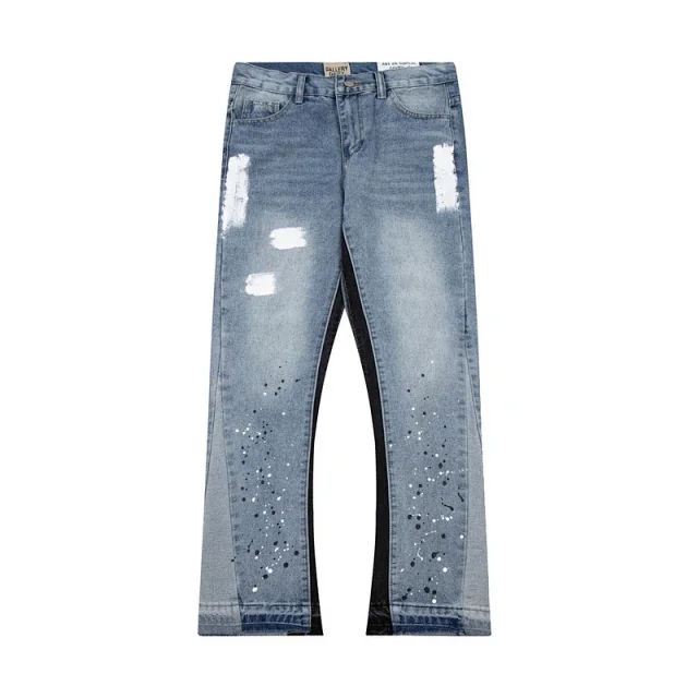 GALLERYDEPT Splatter Flared Jeans Detail