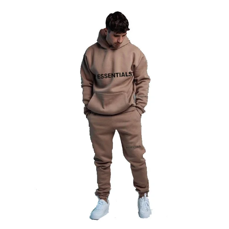 FER Essentials Logo Print Hoodie Set