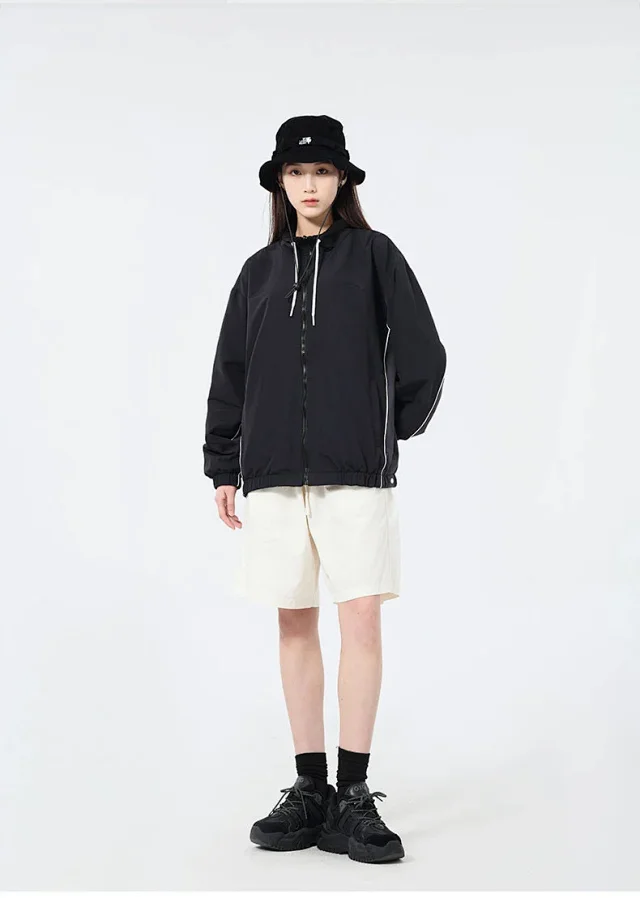 Reversible Youth Street Style Cargo Jacket AW23 Detail