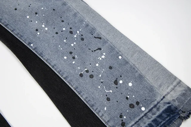 GALLERYDEPT Splatter Flared Jeans Detail