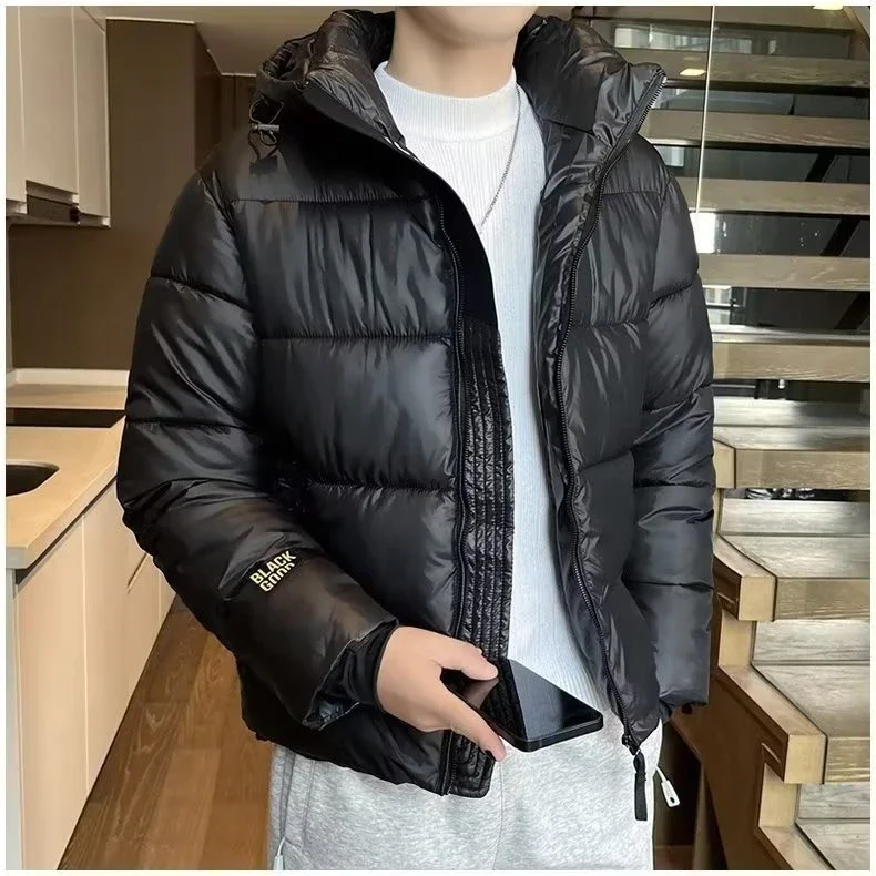 New Winter Insulated Black Gold Parka