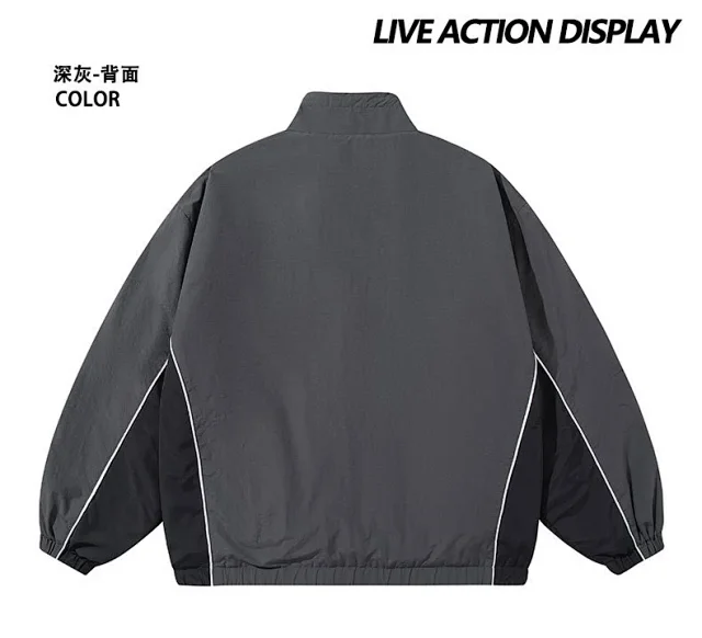 Reversible Youth Street Style Cargo Jacket AW23 Detail