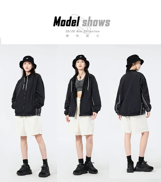 Reversible Youth Street Style Cargo Jacket AW23 Detail