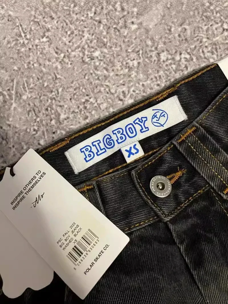 Y2K Hip-Hop Embroidery Men's Relaxed Fit Jeans