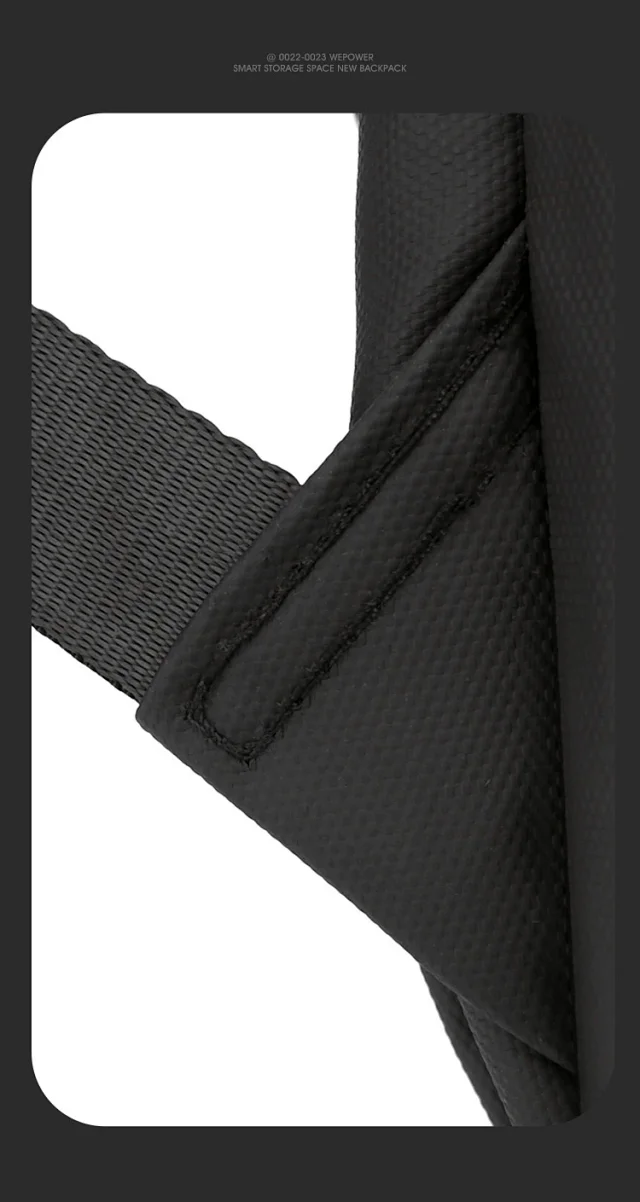 WEPOWER New Men's Large Laptop Backpack Detail