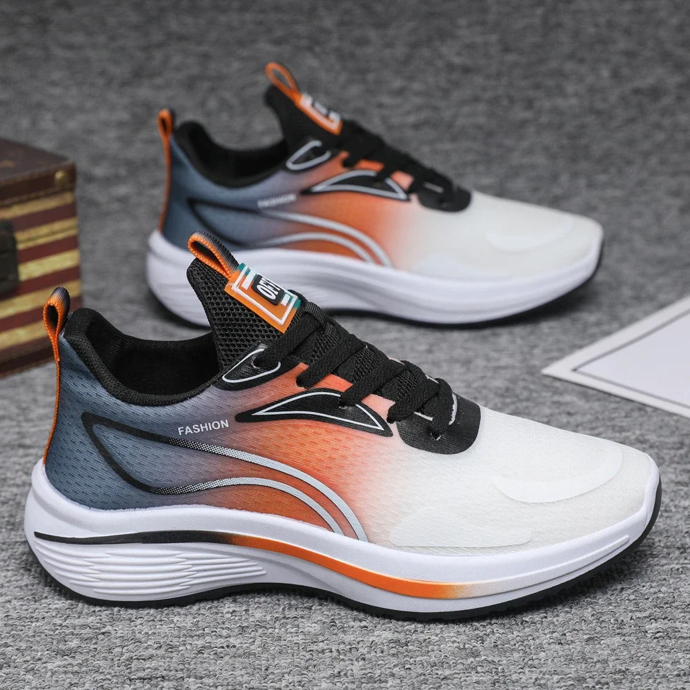 Unisex Spring Breathable Low-Top Flyknit Sneakers