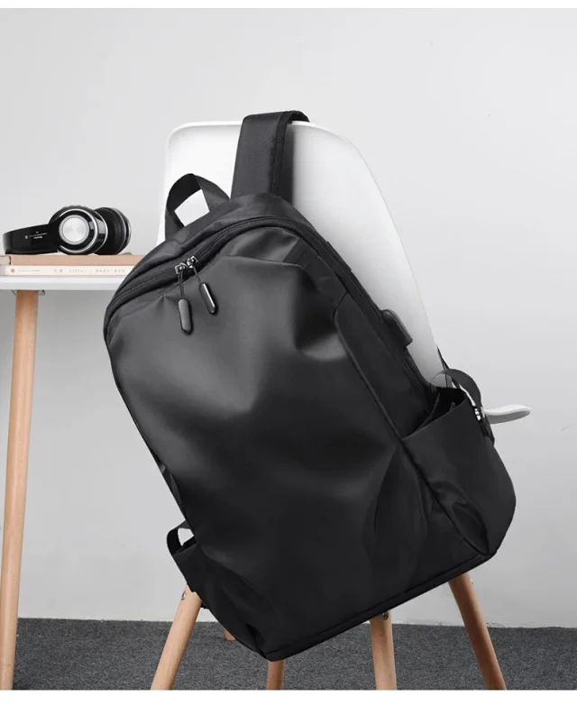 Water-Resistant Printed Travel Backpack Detail
