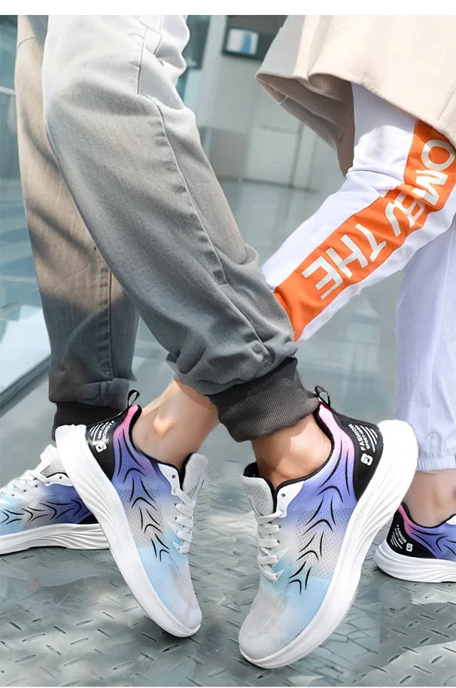 Men's Unisex Casual Running Shoes Stylish Breathable Flex Support Detail