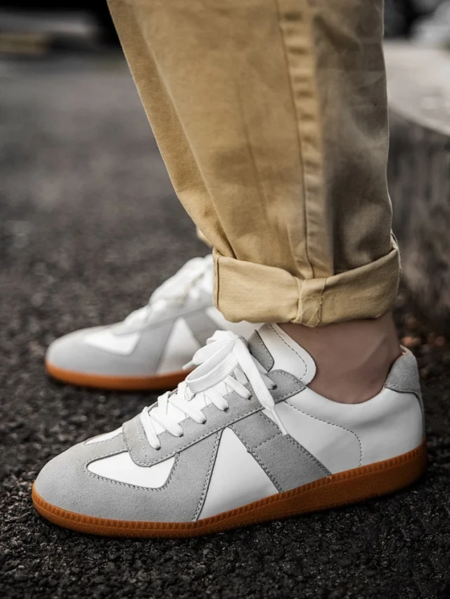 Spring Retro Unisex Low-Top Derby Sneakers Detail