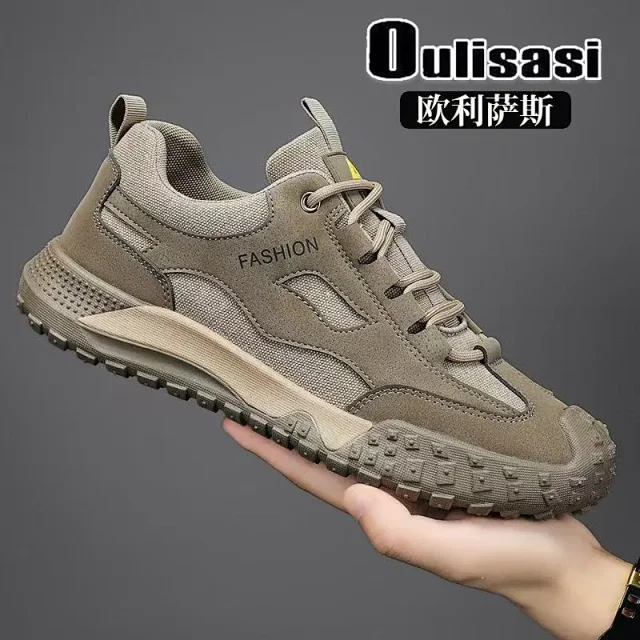Men's Outdoor Hiking Work Leisure Boots Detail