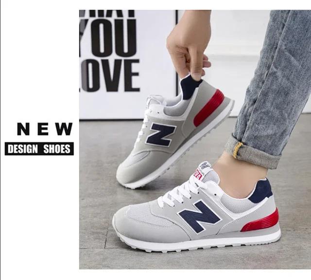 Couples Nike Retro Mesh Sneakers Detail