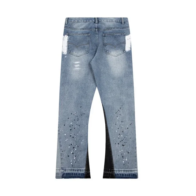 GALLERYDEPT Splatter Flared Jeans Detail