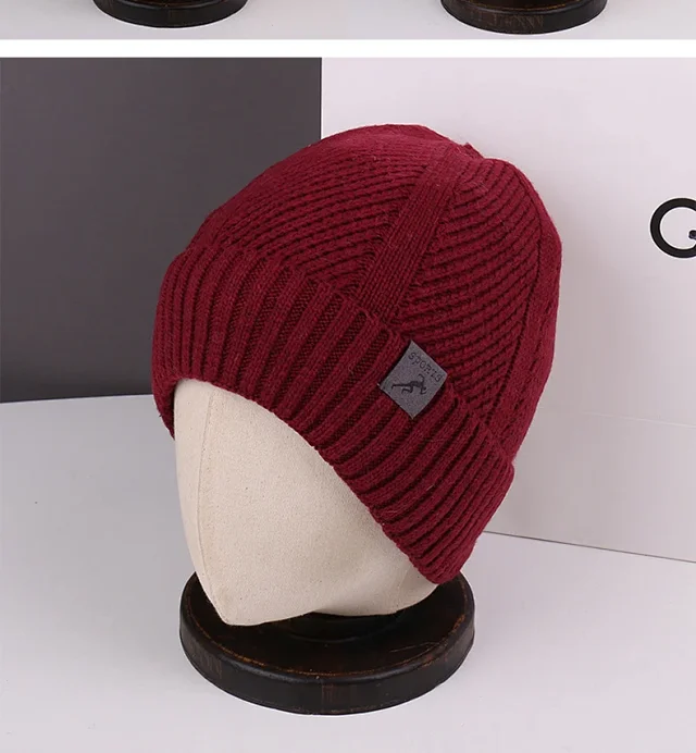Pom Pom Knit Beanie Unisex Korean Detail