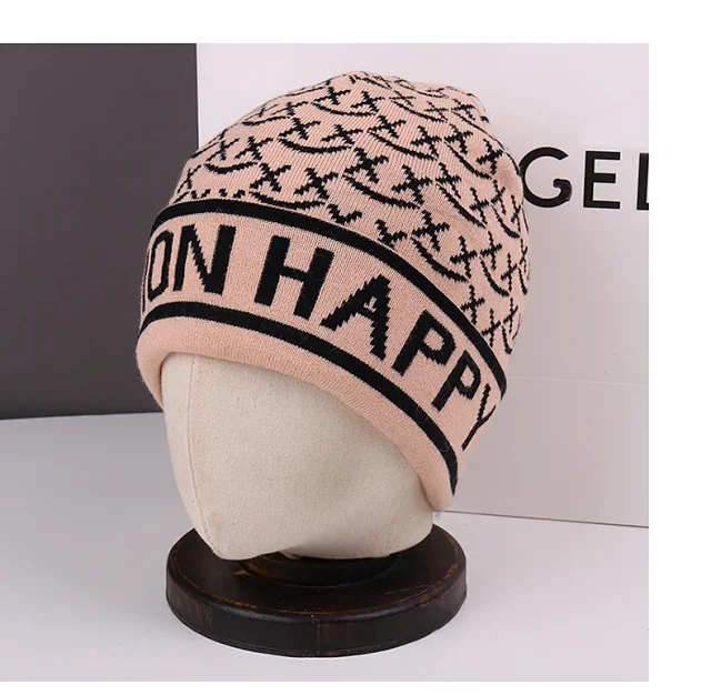 Pom Pom Knit Beanie Unisex Korean Detail