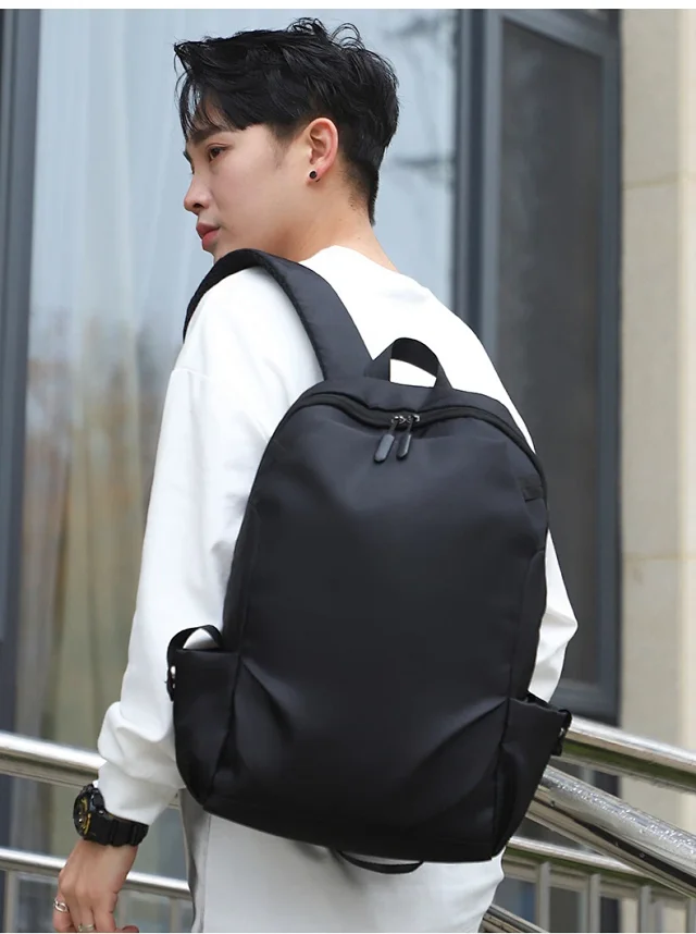 Water-Resistant Printed Travel Backpack Detail