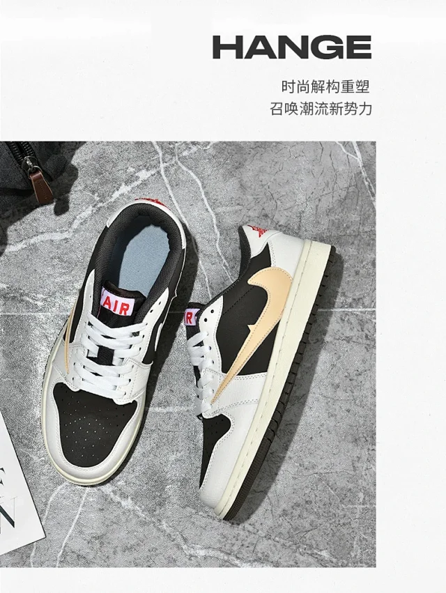 AJ Dunk Panda Unisex AF1 Lifestyle Shoe Detail