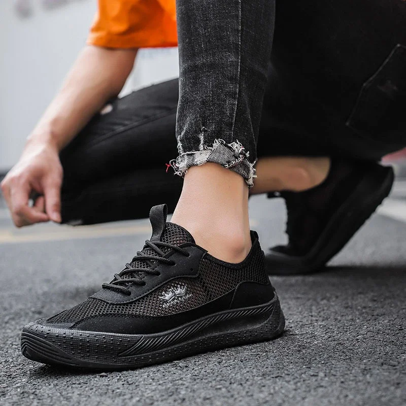 Men's Ventilated Mesh Height Low-Cut Shoes