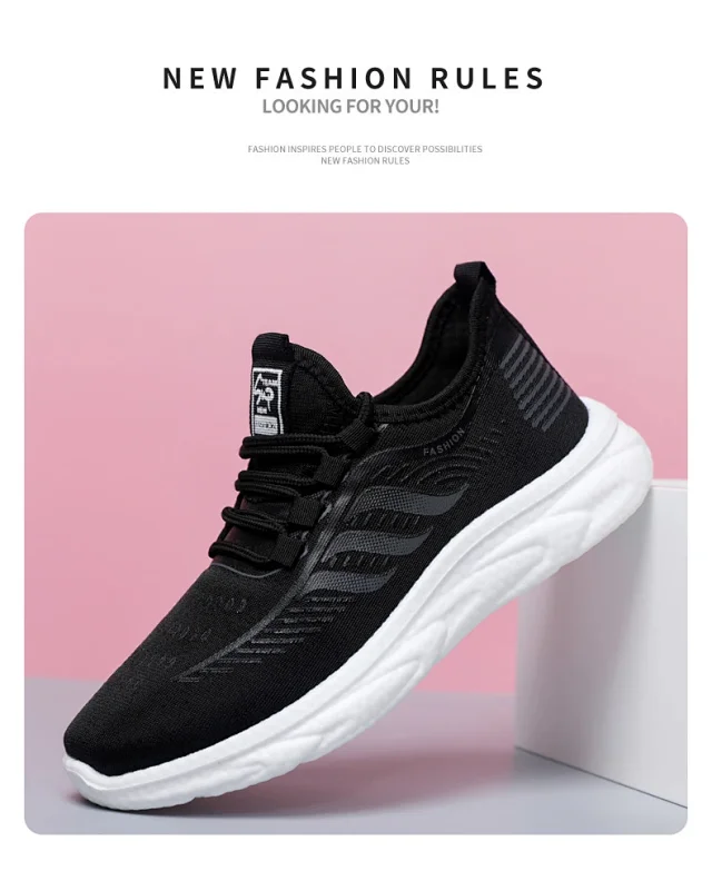 Unisex Breathable Mesh Summer Casual Running Shoes Detail
