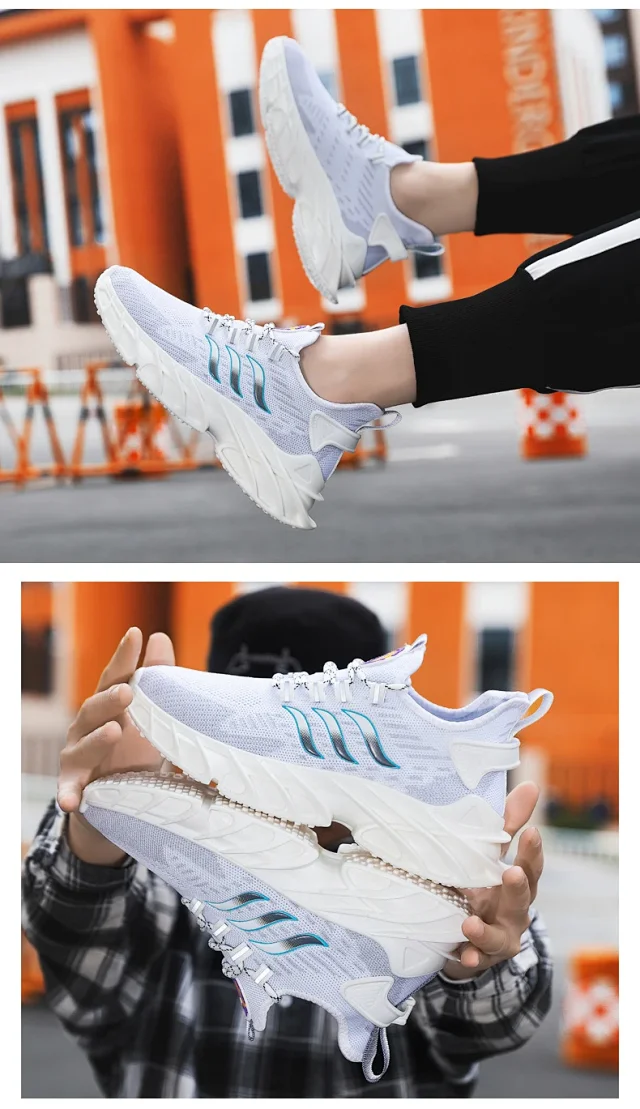 Men's Comfort Lightweight Trendy Sneakers Detail