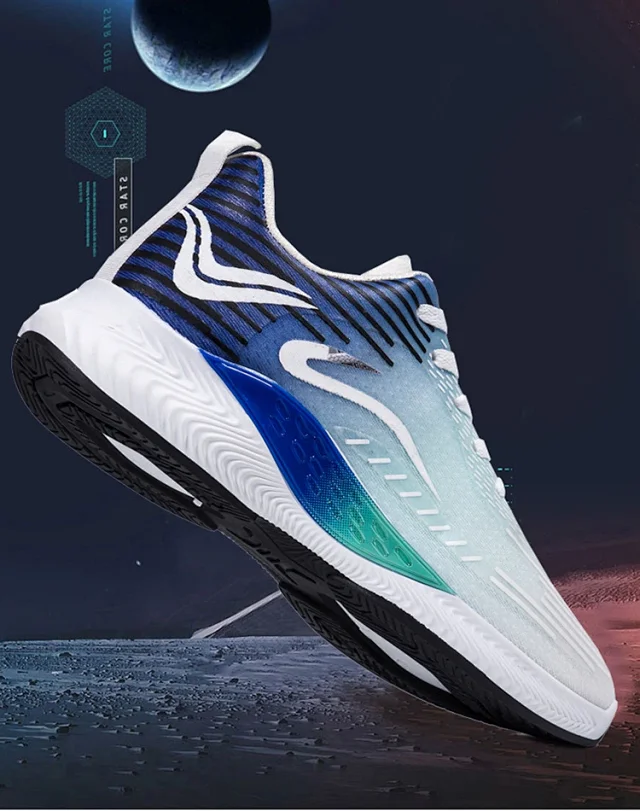 2025 Men's Lace-up Breathable Mesh Athleisure Sneakers Detail