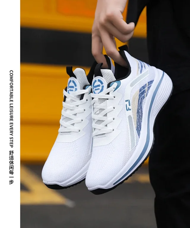 Men's Breathable Lift Knit Walking Shoes Detail