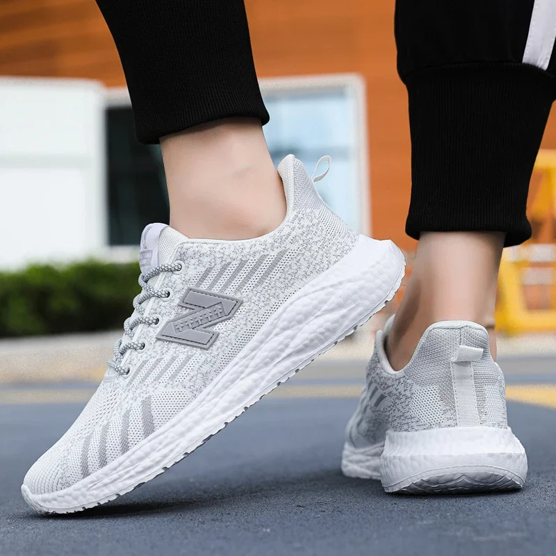 Unisex Flyknit Running Shoes Soft Sole
