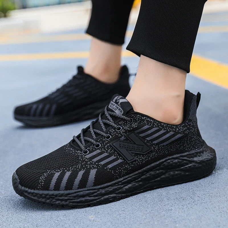 Unisex Flyknit Running Shoes Soft Sole