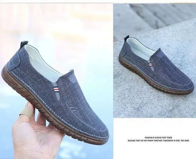 Men's Breathable Comfort Slip-on Beijing Heritage Shoes Detail
