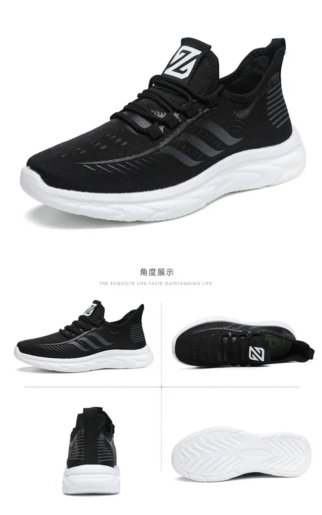 Unisex Breathable Mesh Summer Casual Running Shoes Detail