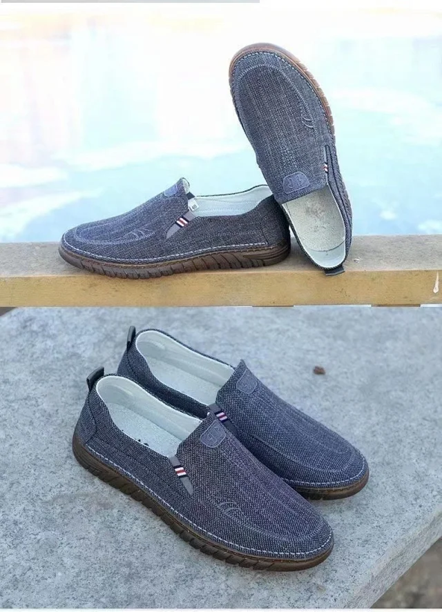 Men's Breathable Comfort Slip-on Beijing Heritage Shoes Detail