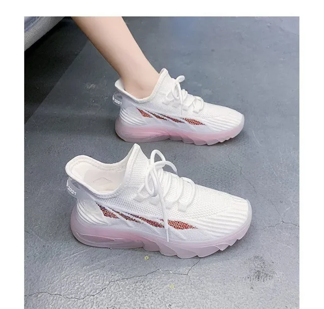 Women's Flyknit Jelly-Sole Mesh Dad Shoes Detail