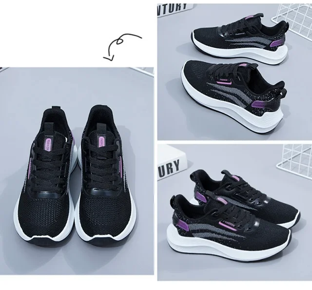 2025 Summer Women's Flyknit Yeezy-style Fashion Sneakers Detail