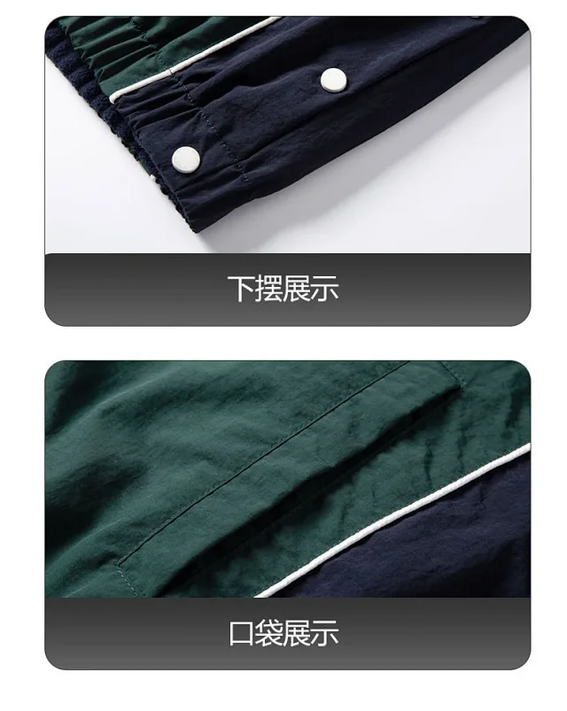Reversible Youth Street Style Cargo Jacket AW23 Detail