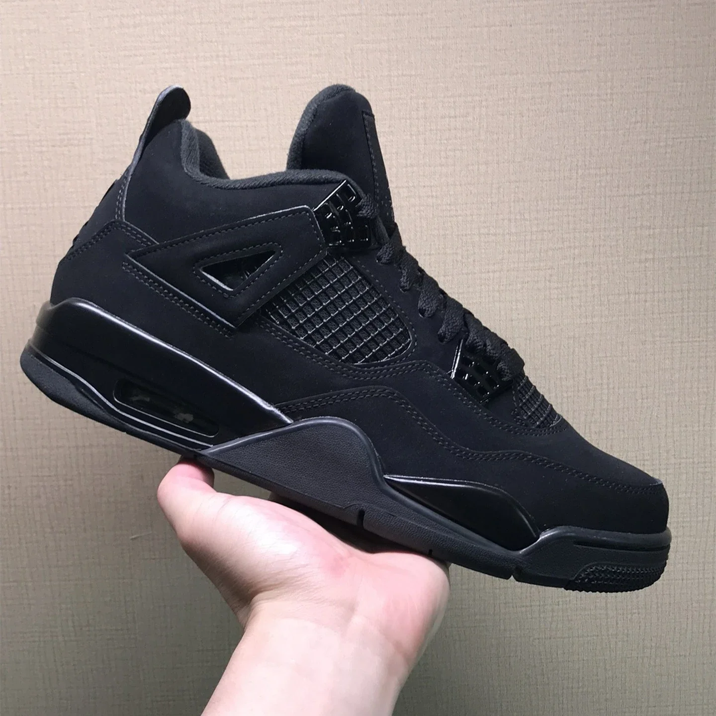 AJ4 Kaws SB Men's Black Cat