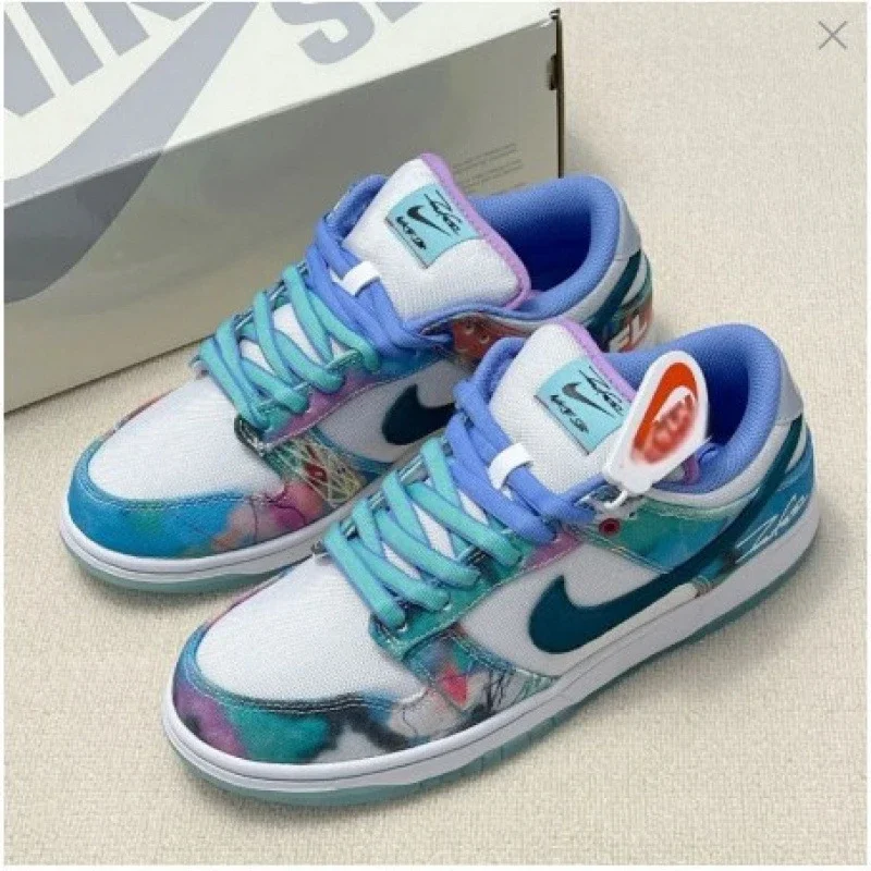 Lavender Putian Unisex Low-Top Panda Sneakers
