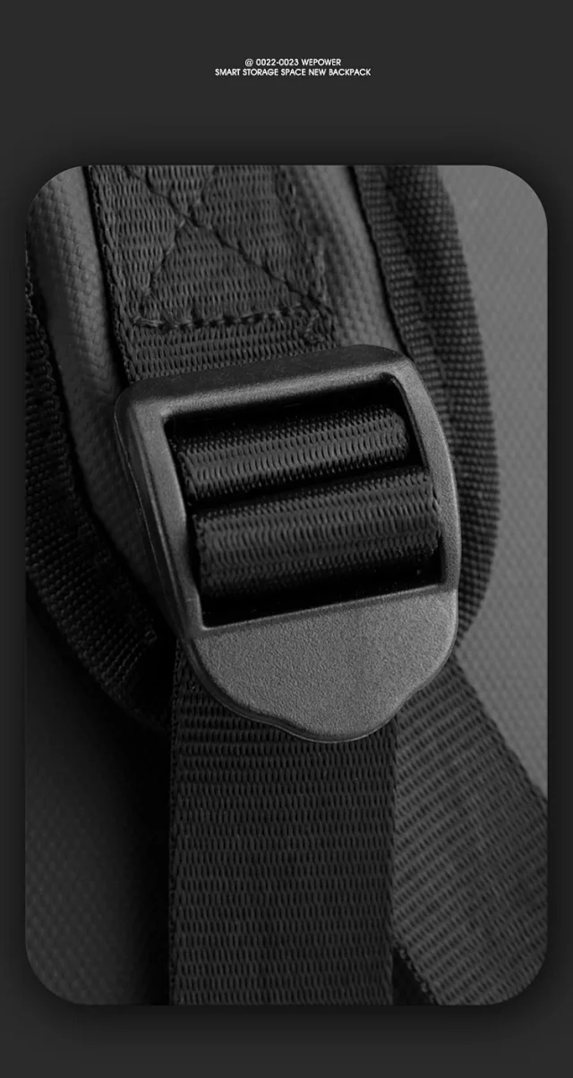 WEPOWER New Men's Large Laptop Backpack Detail