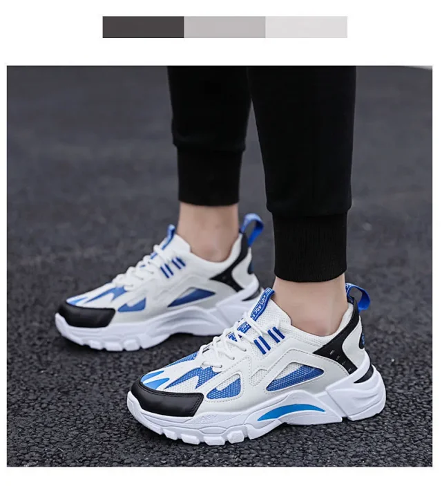 Flyknit Dad Shoes Men Breathable Casual Detail